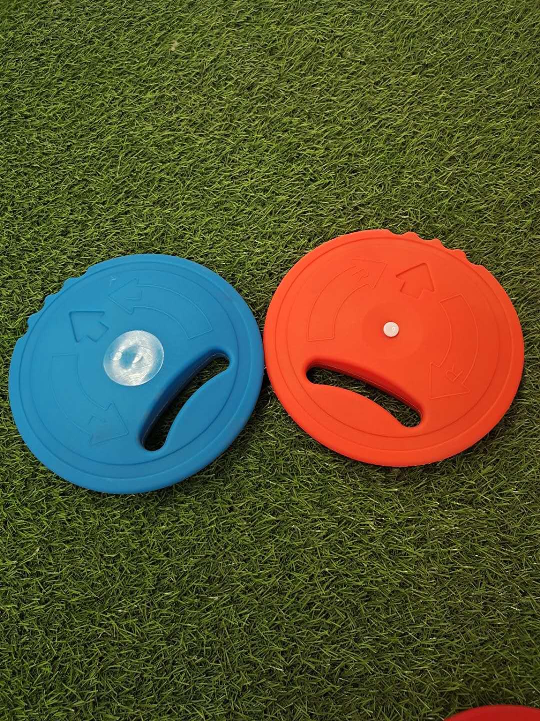 京选好货软式铁饼学校训练支持投标少儿趣味器材少儿田径整套器材红色