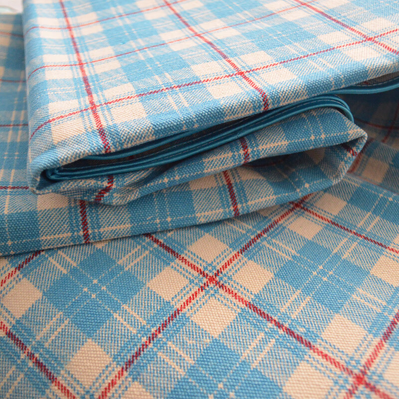 天津老帆布凉席帆布凉席棉加厚加密夏季空调席12m15m床单亚麻宝宝老