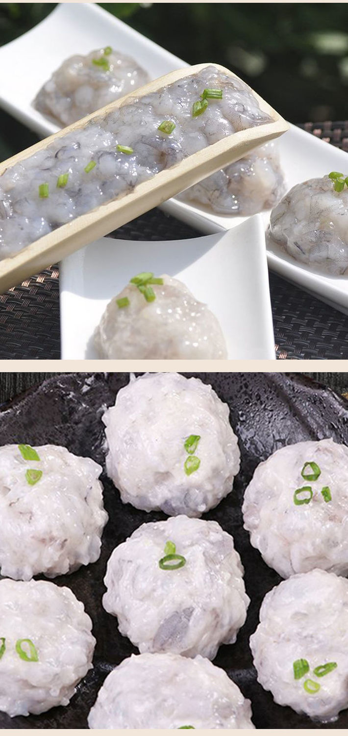 桂宏远虾滑150g新鲜手打虾丸豆捞涮菜火锅店食材冷冻成品商用 桂宏远