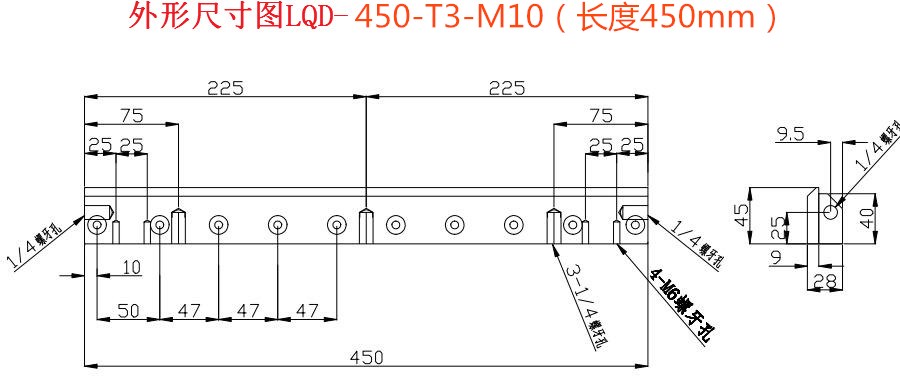 定制铝合金气刀风刀气刀工业喷嘴除尘除水风幕空压机气刀厂家350mm