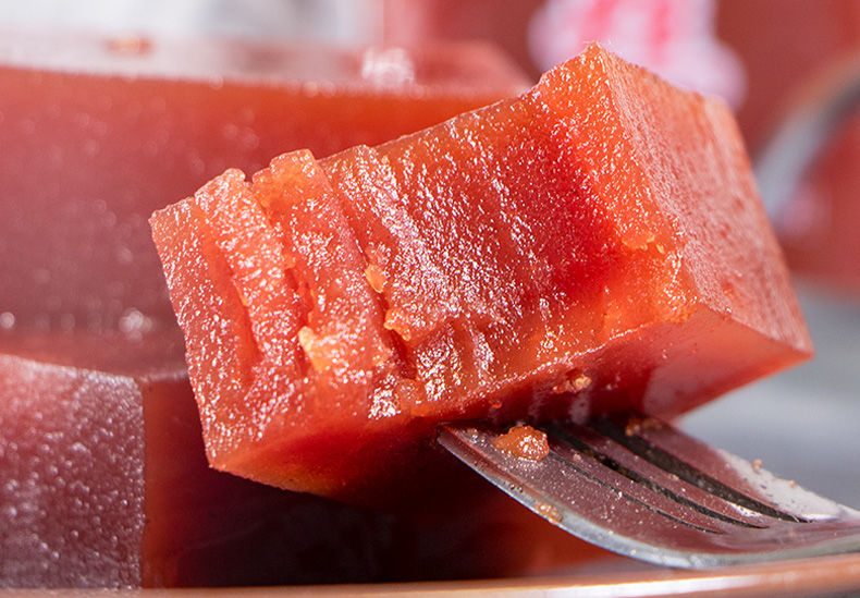 天津特产山野宏山楂糕蜜饯果脯酸甜开胃休闲零食品230g3块装山楂糕