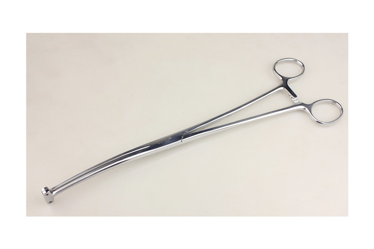 金钟骨科手术器械脑科用神经外科医用头皮钳24cm左弯有钉f30300妇产科