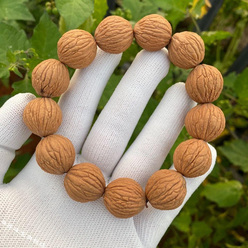 野生练手猴头文玩核桃手串老树猴头新手文玩核桃21mm