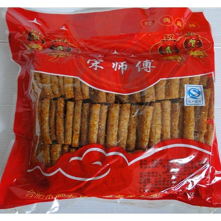大刀肉宋师傅辣条素食麻辣80后零食大方正1包2袋900克