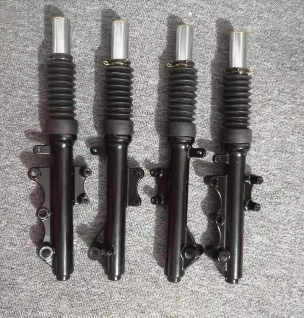 电动车电摩踏板车迅鹰前减震液压直筒碟刹前减震器碟刹400长度30芯前