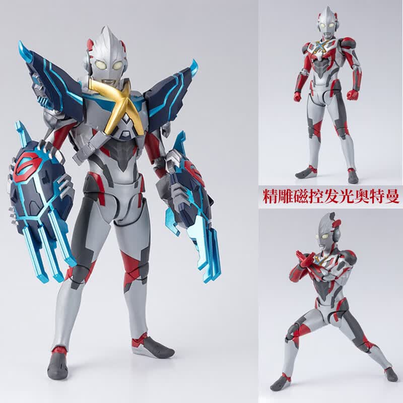 动漫模型超可动钢铁机动奥特曼早田进次郎shf魂限定初代玩具 718_泽塔