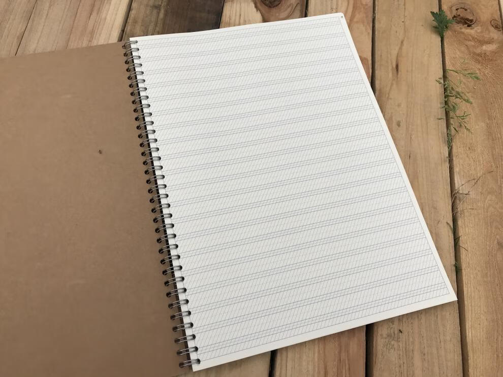 樱安娜 俄文本俄语本俄文书法练习本俄文练习纸可拆卸笔记本活页替芯