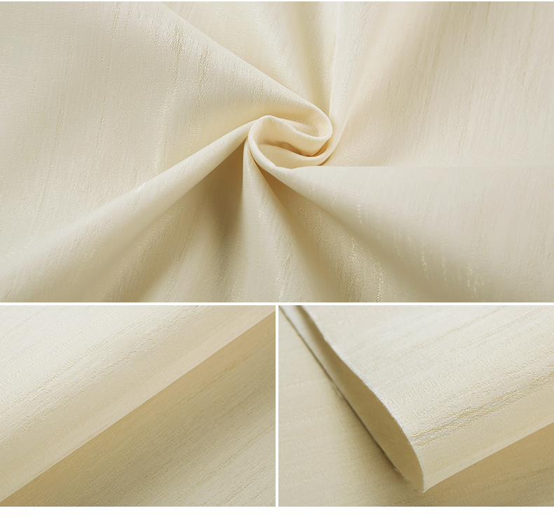 横纹无缝墙布现代简约全屋客厅卧室家用素色电视背景轻奢壁布 香槟色