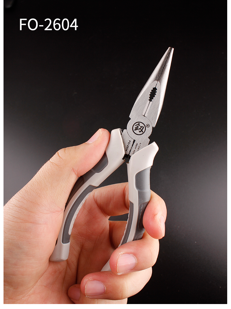 品牌授权官方直供日本原装福冈工业级老虎钳6寸多功能钢丝8寸德国手钳