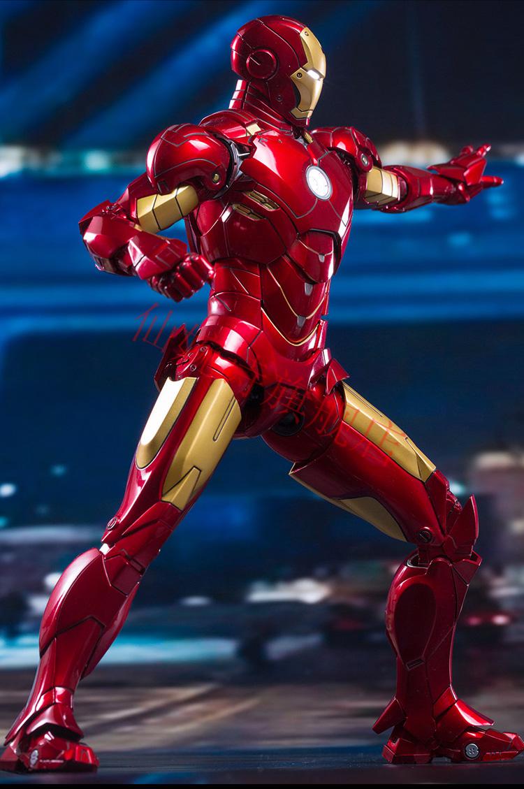 万代 漫威kingarts1/9mk4纳米战衣钢铁侠模型金属合金 格纳库【图片