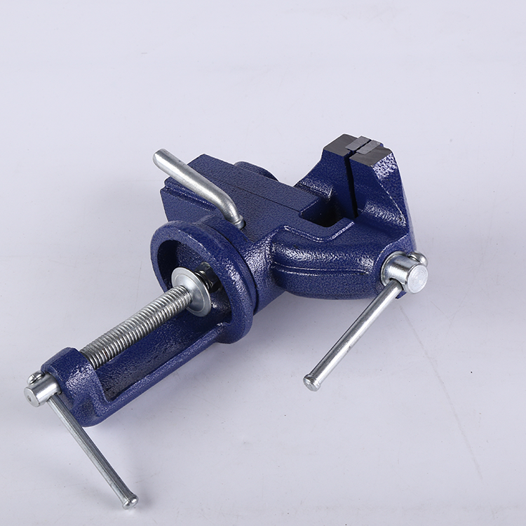 台钳钳子diy工具铸铁桌虎钳台虎钳家用桌虎钳平口钳重型i铸铁桌虎钳50