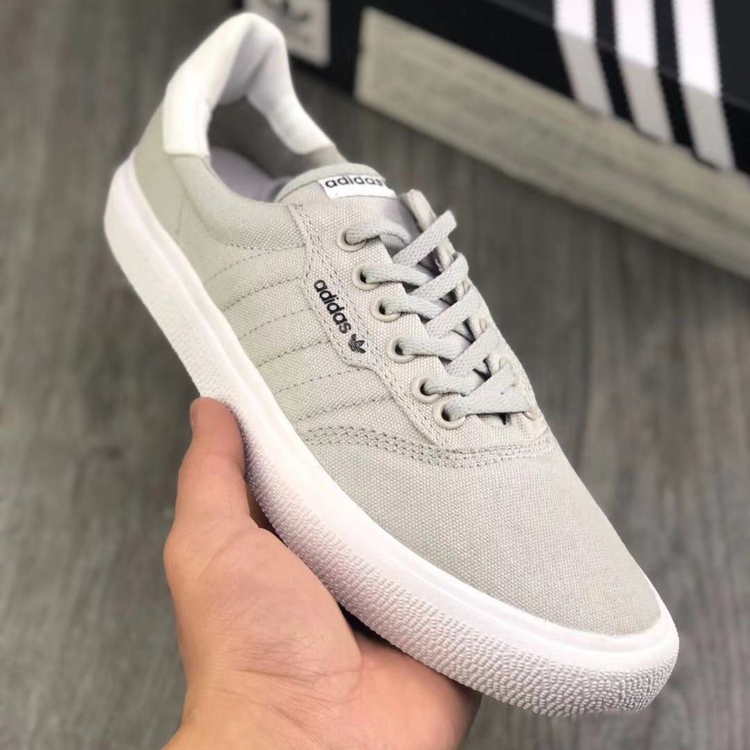 三叶草nizza板鞋帆布鞋男鞋neo校园板鞋帆布鞋女鞋透气运动鞋 蓝色