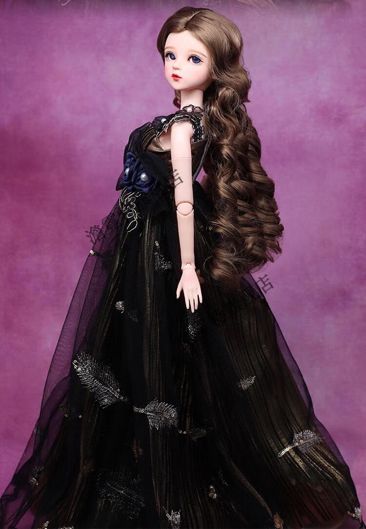bjd娃娃sd娃娃玩具女孩凯蒂爱莎公主婚纱礼盒大型60厘米bjd人偶洋娃