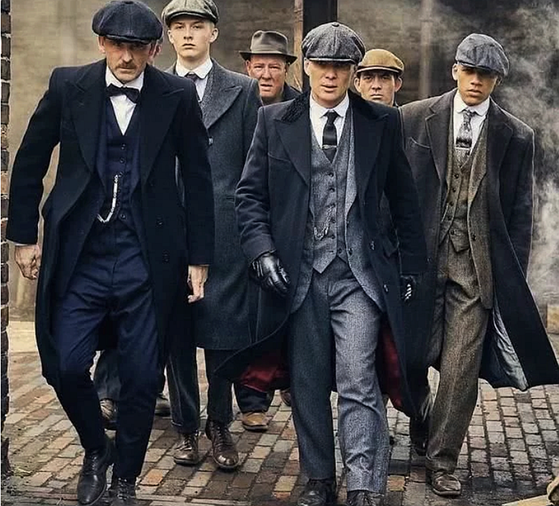 在礼剃刀党衣服谢尔比浴血黑帮同款复古西装马甲修身英伦风型男马夹