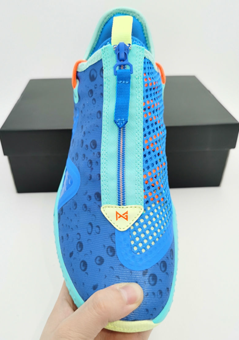 pg4篮球鞋保罗乔治4代全掌气垫实战耐磨透气运动鞋男泡椒佳得乐橙