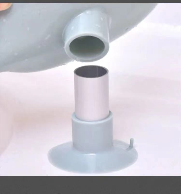 37996-茹茵精选香皂盒创意沥水放肥皂置物架免打孔吸盘个性可爱家用浴室沥水神器WED 灰色+蓝色【两个装】-详情图