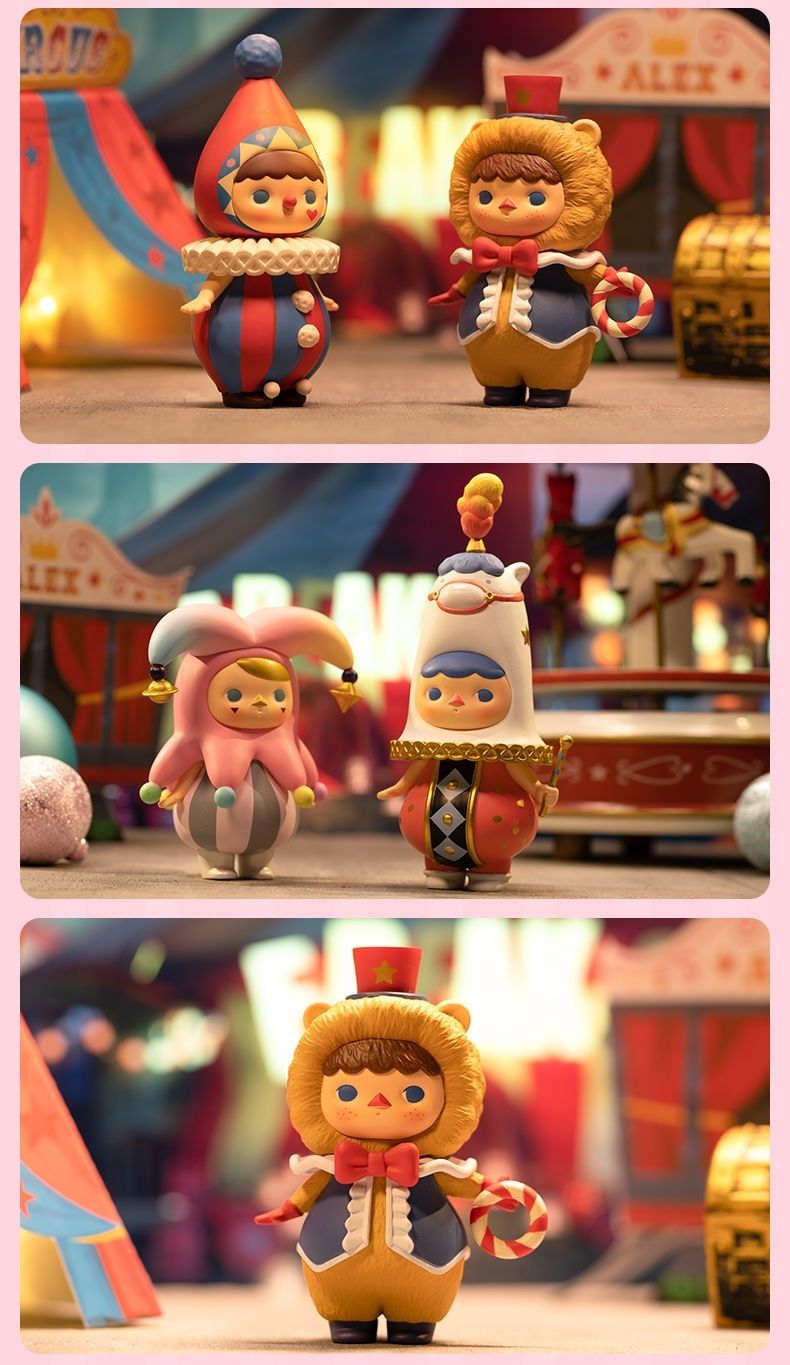 正版盲盒 pucky毕奇马戏团系列 摆件潮玩公仔 拆盒未拆袋 快乐小丑