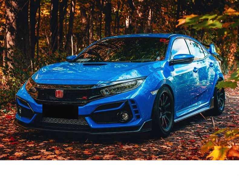 适用于16-21款十代思域typer前后杠改装两厢专用fk8同款typer包围