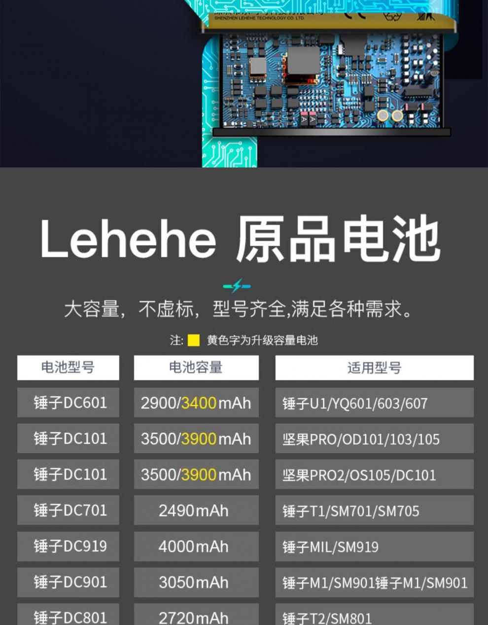 水木风锤子坚果pro2s电池pro3坚果m1m1l锤子dc101r1u1原装t1t2yq6升级