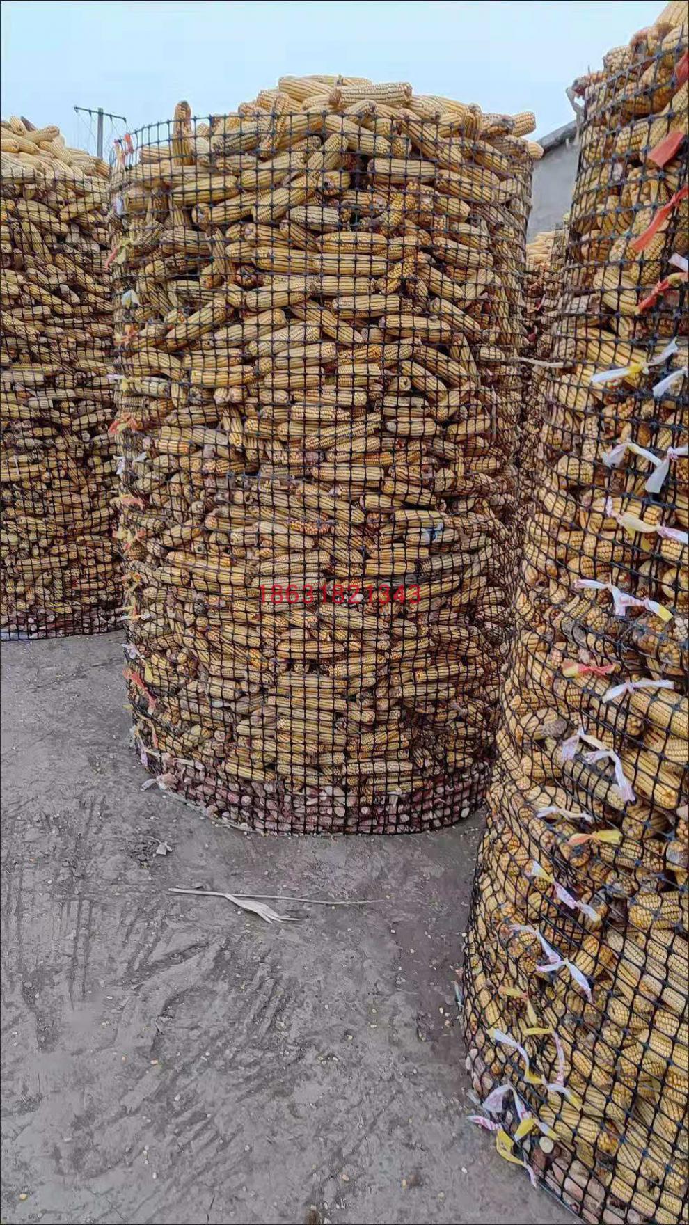 新型圈玉米网架子网风干苞米铁丝网换代养殖围栏土工格栅抗老化锈 1.