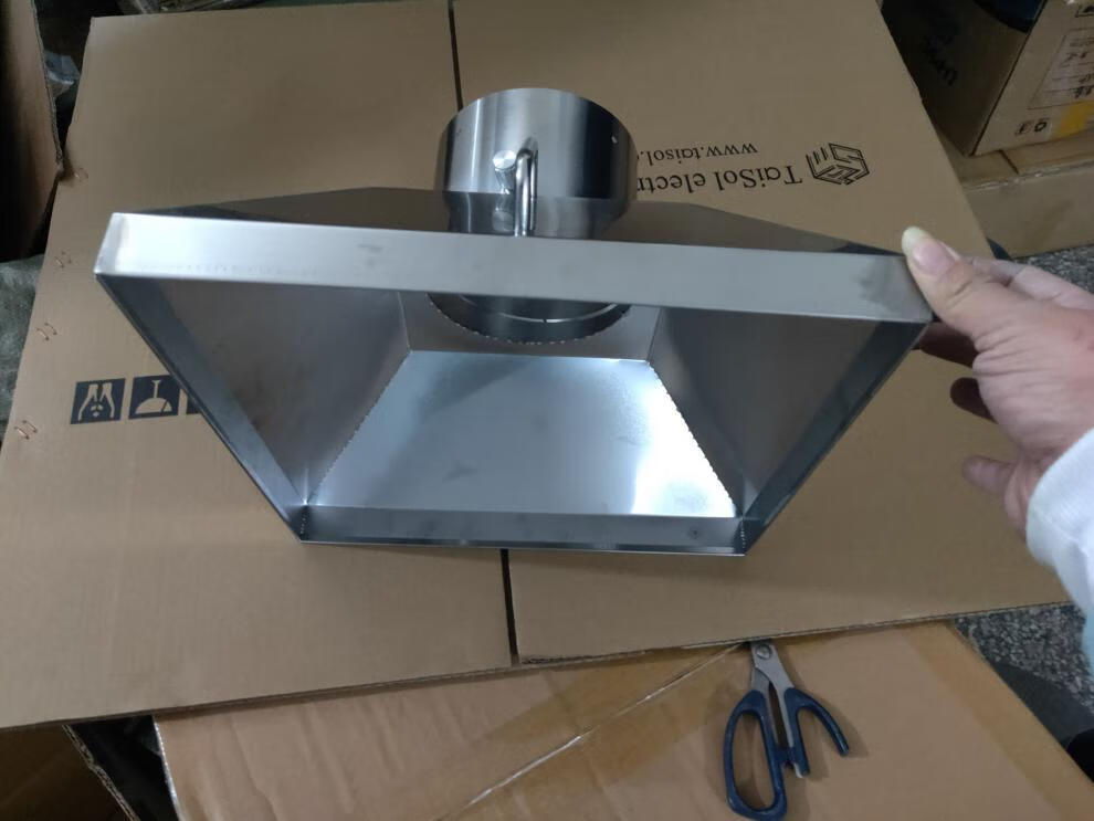 定制定制工业不锈钢除尘吸烟罩大口径废气处理设备实验室原子集气罩