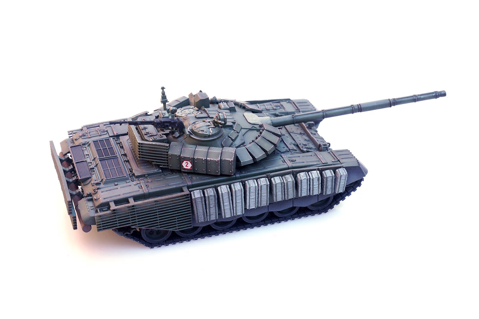 t72坦克模型 1/72 t-72b3m主戰tank俄烏衝突化石版軍事合金成品模型