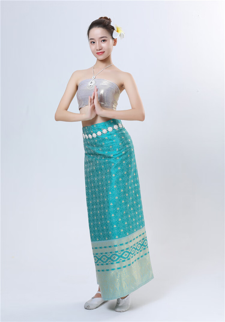 傣族服装泰国西双版纳裙套装情人节影楼摄影写真女装旅游民族风裙子