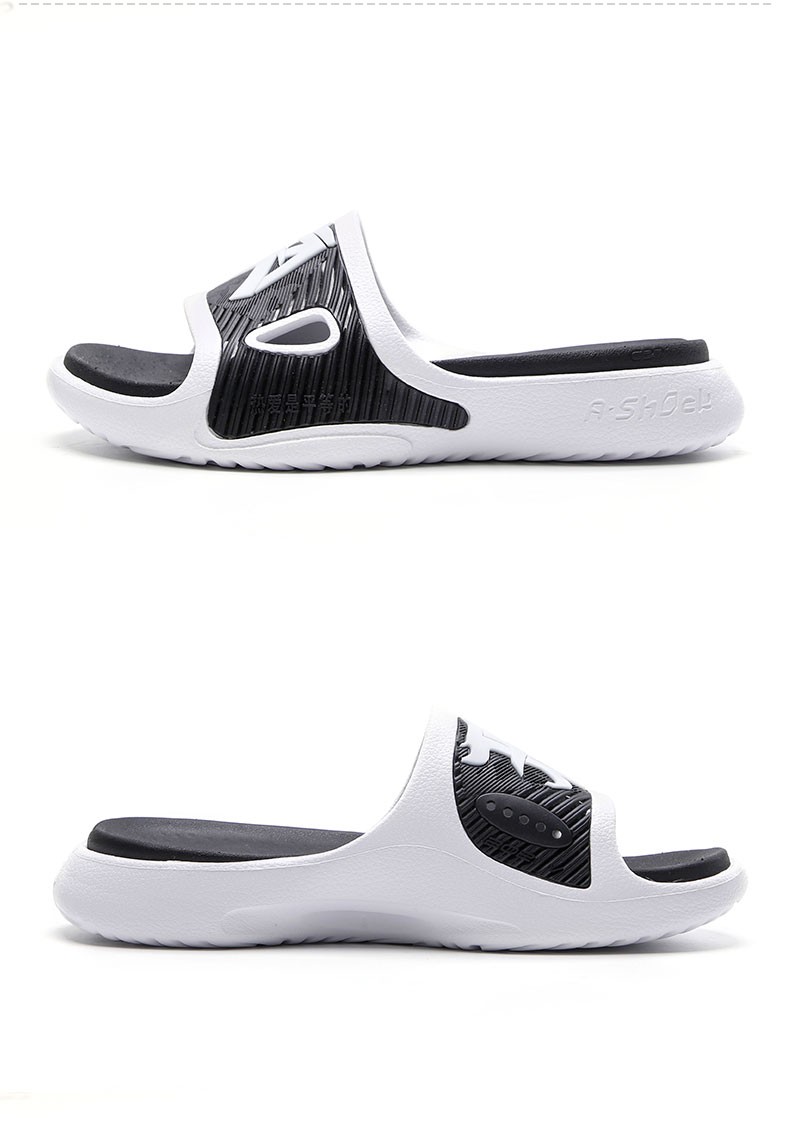 安踏男鞋2021夏季新款清凉拖鞋舒适休闲凉鞋2安踏白安踏白珠光黑41