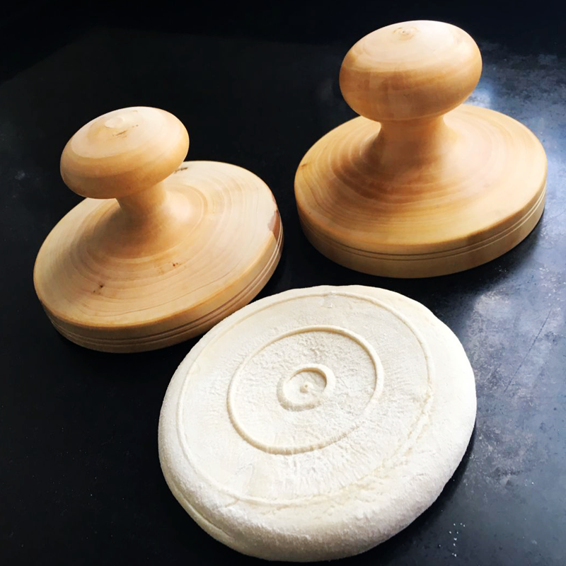 快速成型压饼器实木烙饼专用白吉馍肉夹馍压饼器擀