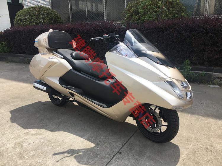 定制全新巡洋舰t2大型踏板车摩托车跑车国四电喷可上牌可货到付款燃油