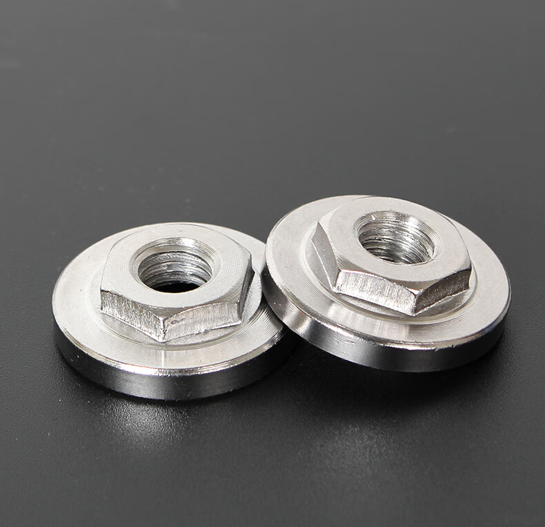 改装六角螺母上夹压板螺丝手磨机配件扳手 角磨机 下压板【黑色】1个