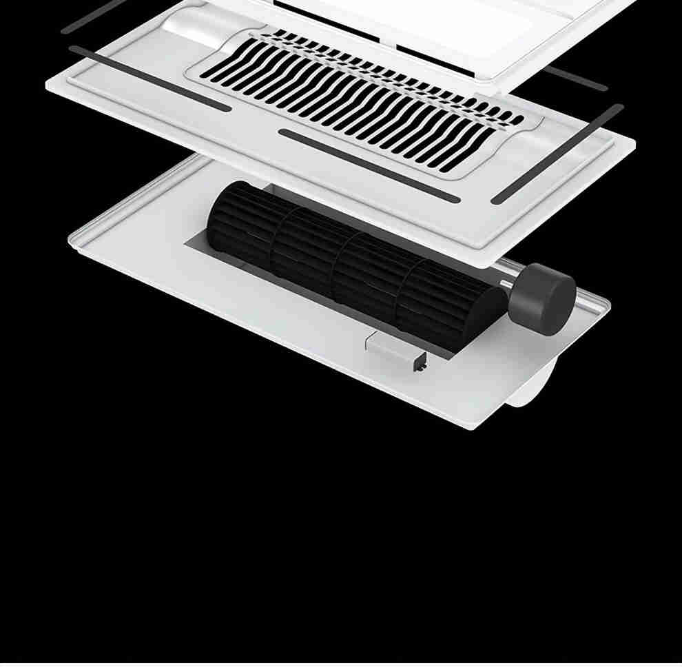 牧苓厨房凉霸照明一体换气三合一冷风机冷霸集成吊顶风扇智能无线