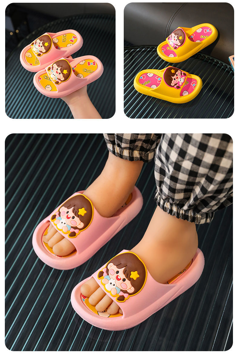 女童拖鞋儿童室内居家鞋女孩女宝宝卡通公主凉拖夏季升级版软底兔子