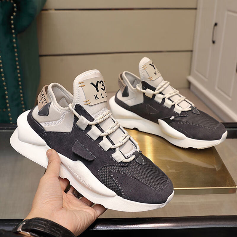 【高颜值】春季y3男士跑步鞋透气防滑磨网红运动鞋sifbey 【纯原】