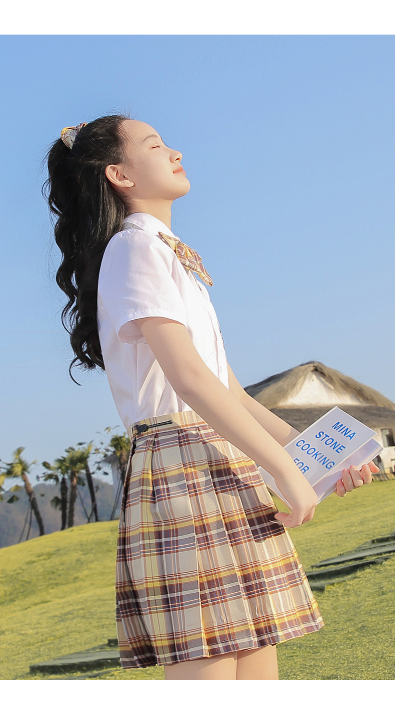 小学生校服夏季女童jk裙正版10小学生12岁女孩夏装女大童夏季学院风