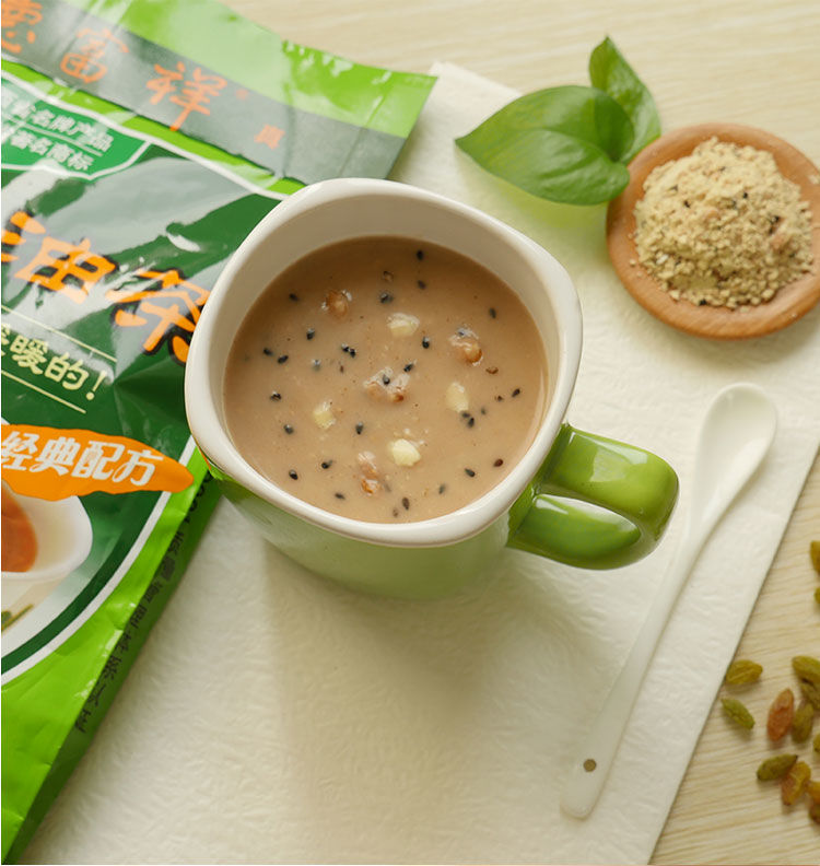 德富祥牛骨髓油茶 400克 陕西特产早餐油茶面清真食品 牛骨髓400克*3