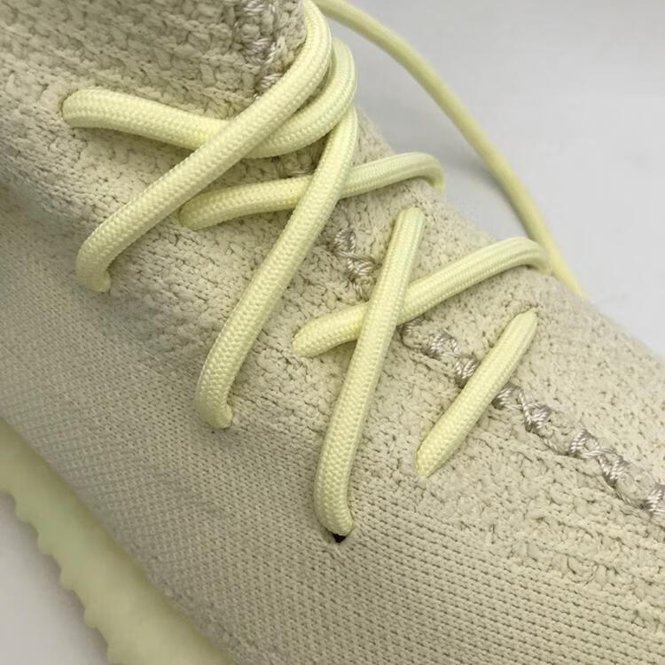 适配椰子鞋带350v2非原装满天星反光白斑马芝麻灰黄油冰蓝灰橙黑白