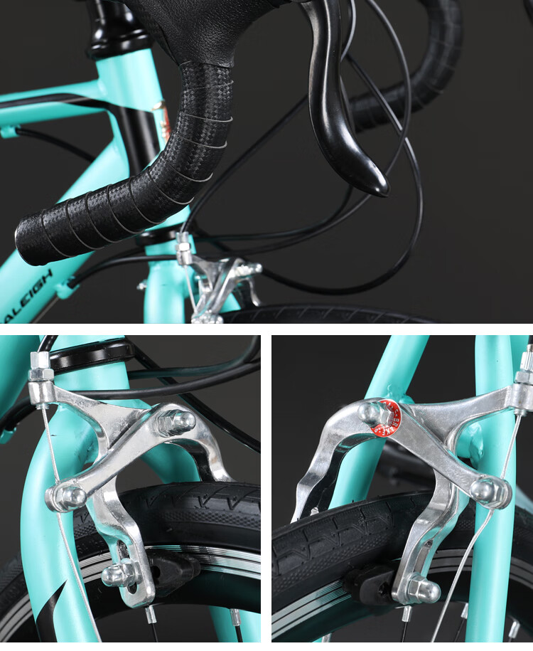 英国24寸弯把禧玛诺变速700c公路车轻便成人单车 24速-比安奇绿-24寸