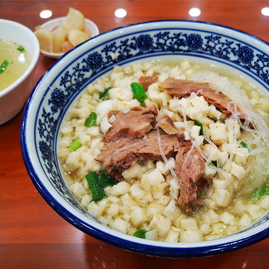 牛羊肉泡馍345g西安特产陕西名吃正宗回民街特色方便食品牛肉泡馍4袋