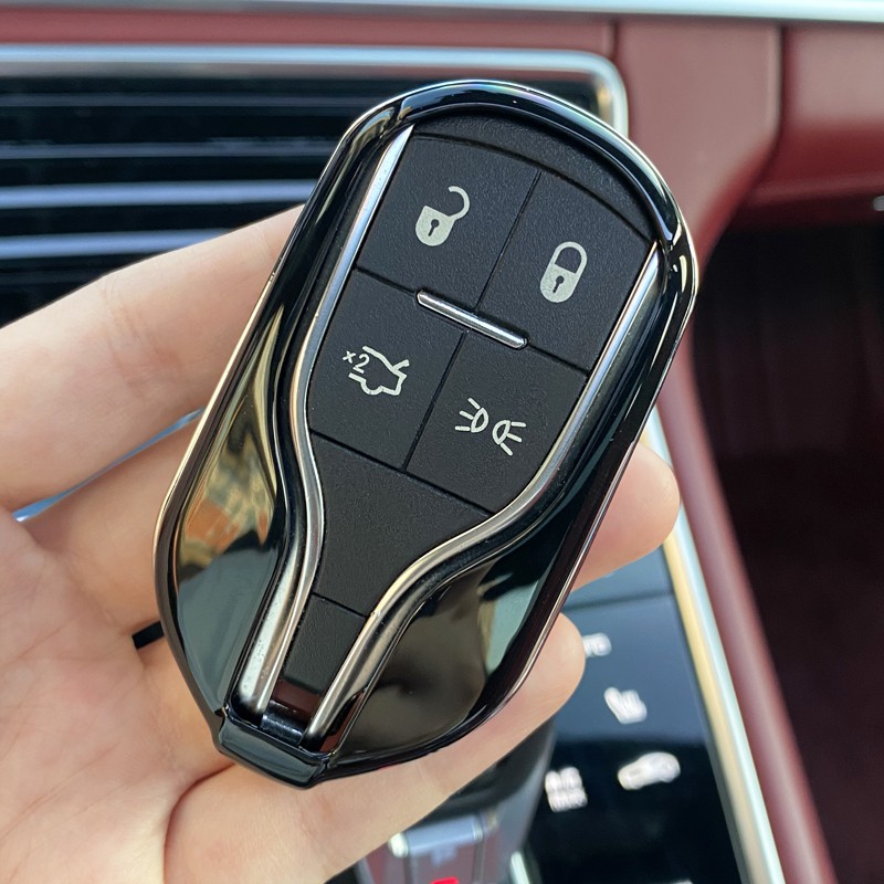 适用玛莎拉蒂levante莱万特吉博力ghibli总裁专用改装钥匙壳套女pc