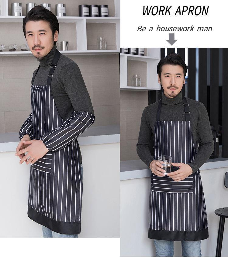 杞记美发师理发师围裙男工作服不沾发衣服潮流美甲时尚美发店烫染技师