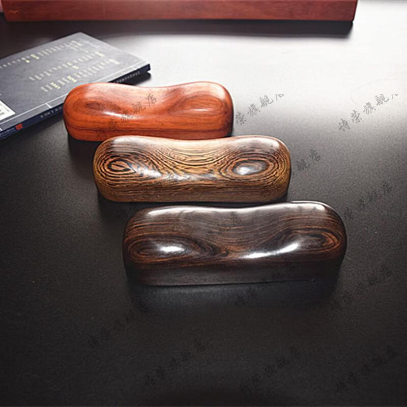 脉枕 手工乌木把脉枕 中医实木号脉枕 把脉用枕 鸡翅木把脉枕 红花梨
