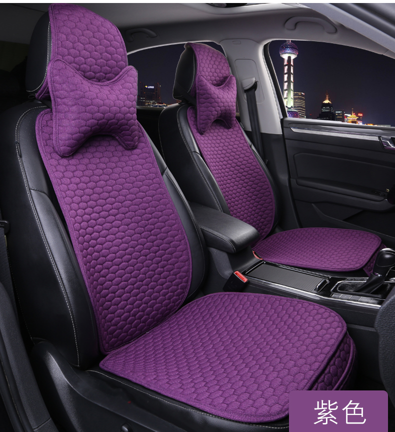 别克gl8gl6本田奥德赛艾力绅比亚迪宋max小蛮腰汽车亚麻坐垫四季大格