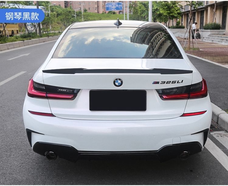 适用20款全新宝马3系尾翼320i325i专用改装碳纤维g28原装款定风翼装饰