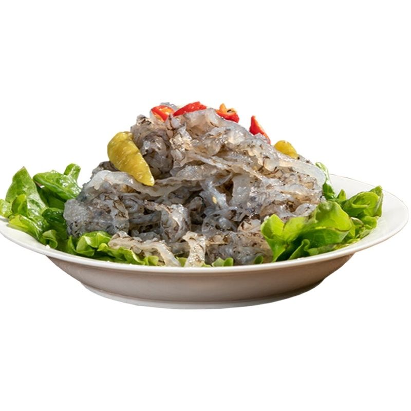 荷味泡椒鱼皮开袋即食海底捞酒店成品凉拌菜香辣山椒鱼皮零食商用150