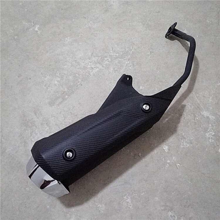 摩托配件国三四裂行t3137消音器罩排气管罩排气管前罩