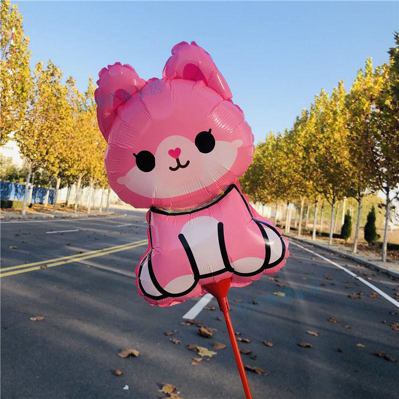 儿童氢氦气气球铝膜卡通气球微商地推活动小礼品儿童卡通街卖玩具铝膜