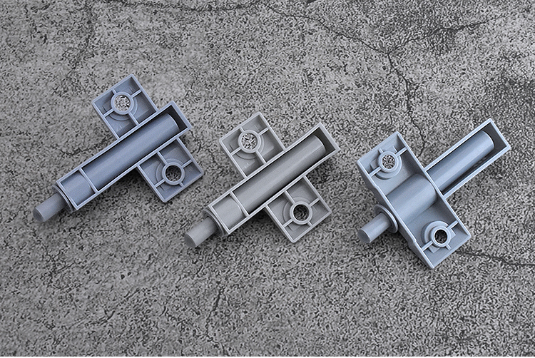 缓冲器家具门液压消声阻尼器橱柜缓冲器阻尼器柜门撞器中翼缓冲器灰色