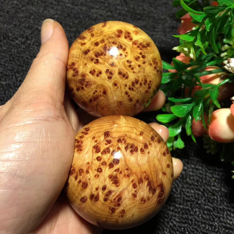 微惠华太行崖柏手球崖柏球手转球崖柏木球手玩球按摩球崖柏精雕45核桃