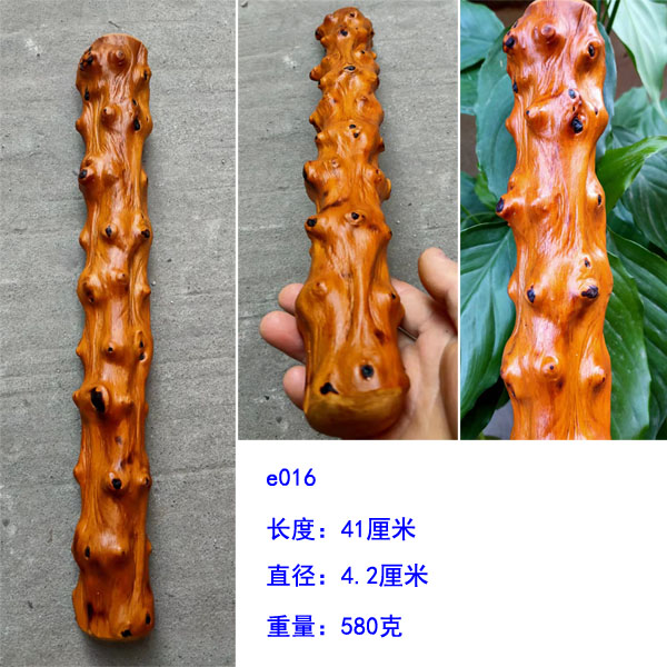 云南对节木短棍手工原木棍个性手把件精品文玩摆件疙瘩棍按摩把玩黑色